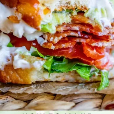 Delicious BLT sandwich with crispy bacon, fresh lettuce, and ripe tomatoes