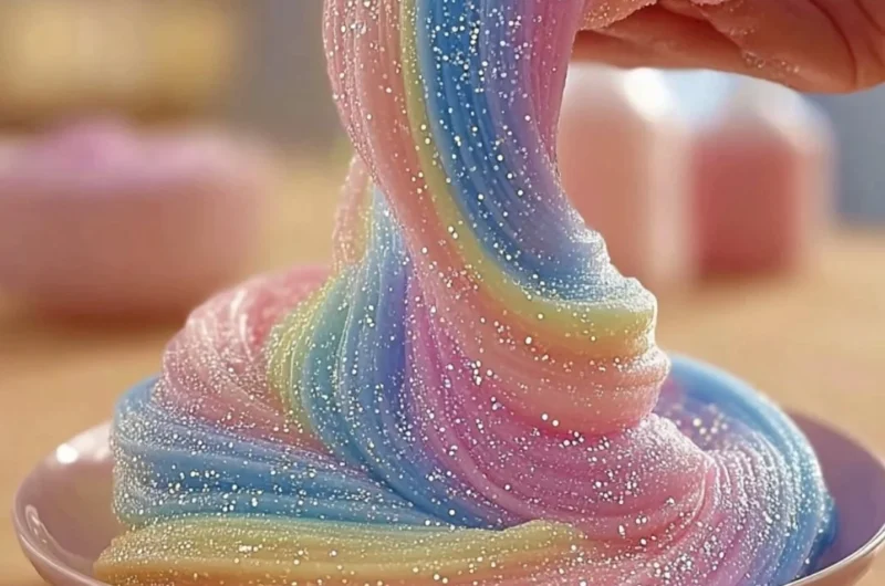 Colorful Bubble Dough for children's creative and sensory play activities.