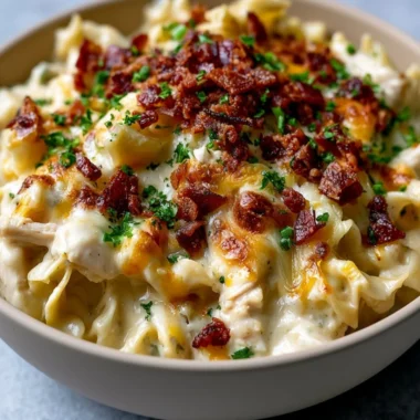 Delicious Crazy Good Casserole ready to be served at the dinner table.
