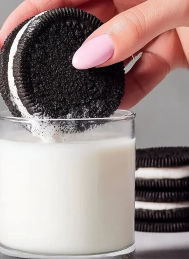 Delicious homemade Oreo cookies with creamy filling