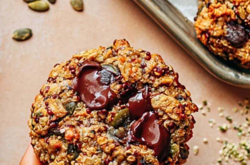 Delicious quinoa breakfast cookies loaded with healthy ingredients
