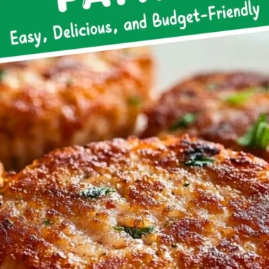 Southern-style salmon patties served on a plate with lemon wedges