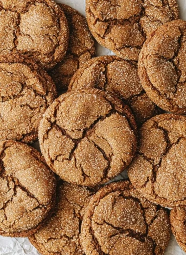 Freshly baked super soft molasses cookies on a cooling rack