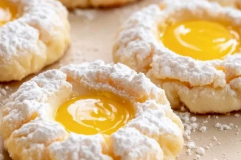 Delicious lemon bar cookies served on a cozy plate, brightening your day